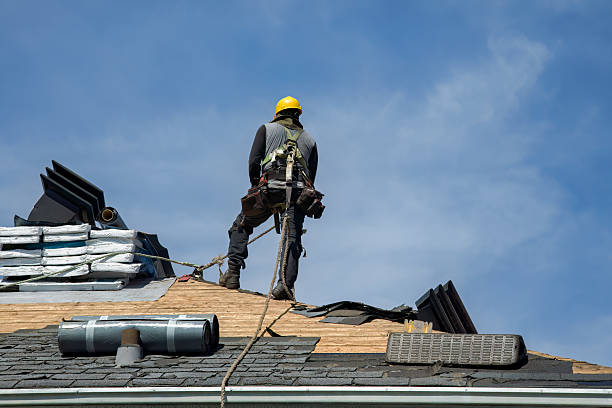 Professional Roofing technician working in Albertville, MN